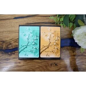Vintage 2 Decks Blackstone Playing Cards Cherry Blossoms